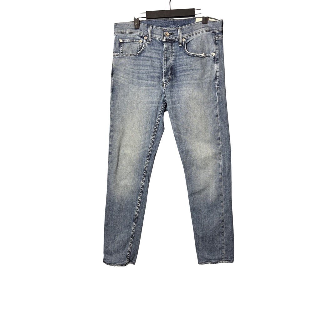 Rag & Bone Mens Fit 2 Slim Jeans 31x32 Blue Clear Day Stretch Casual Minimalist